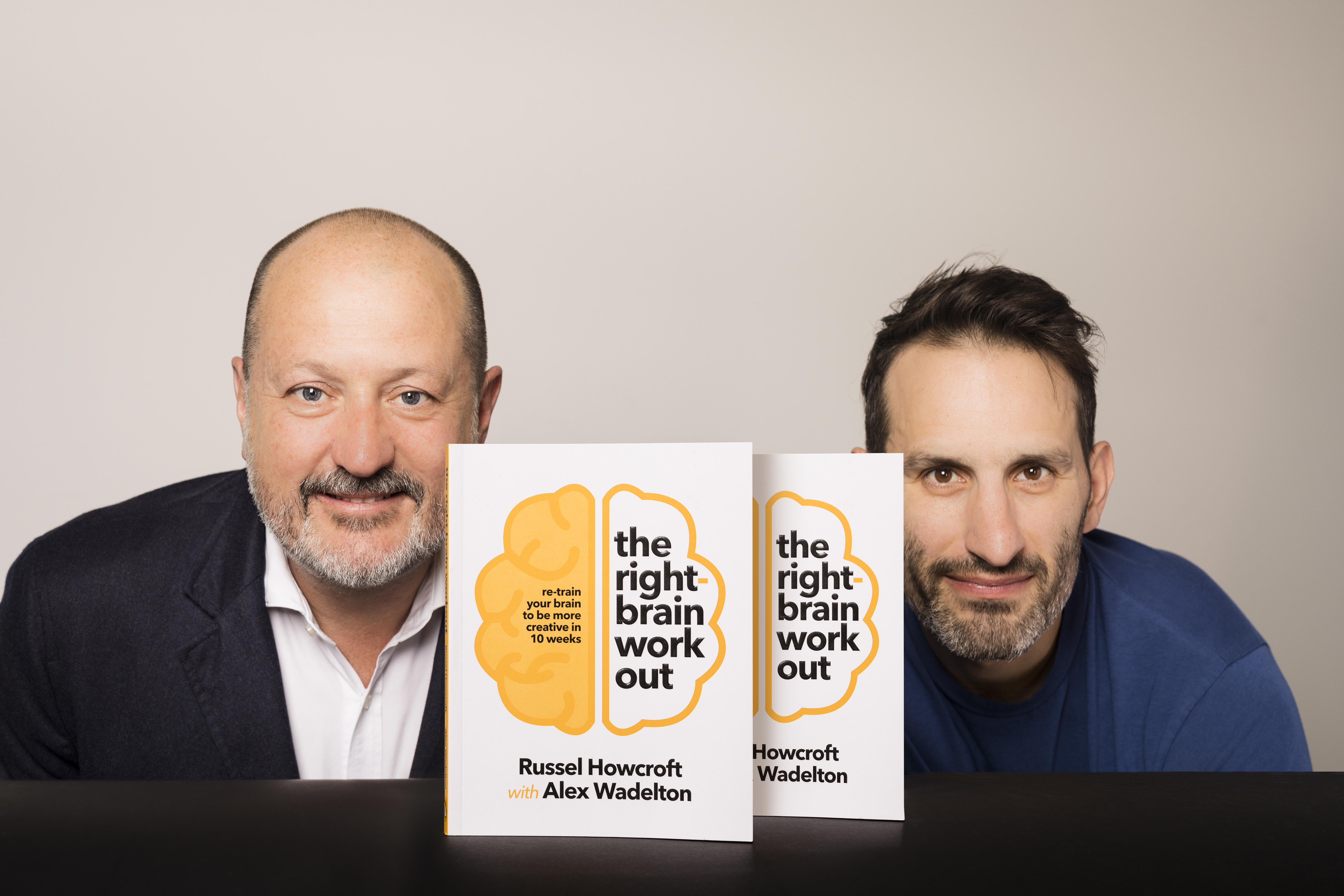 Russel Howcroft and Alex Wadelton team up to release new book ‘The Right-brain Workout’