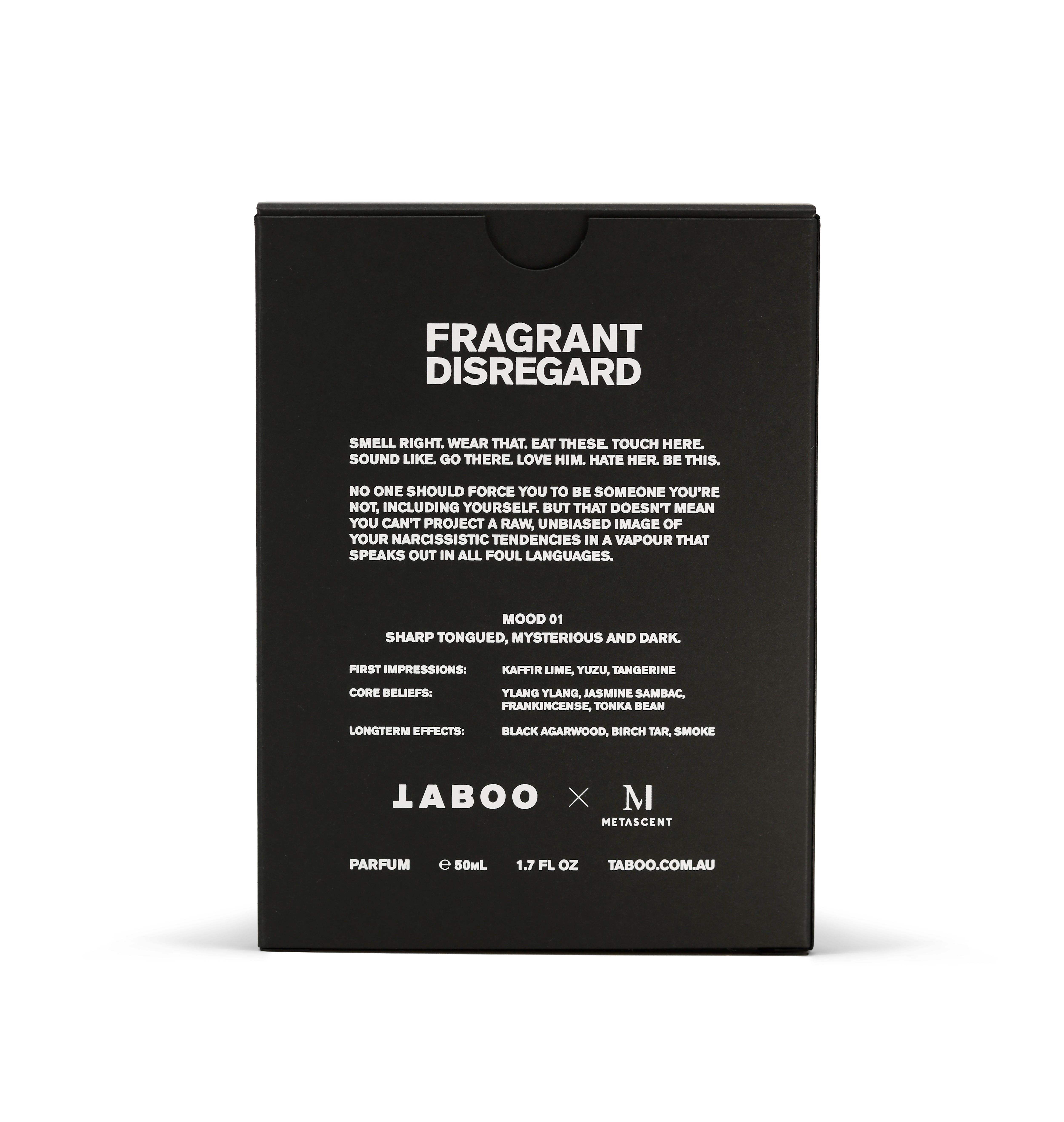 Melbourne creative agency Taboo launches edgy limited-edition parfum ‘Fragrant Disregard’