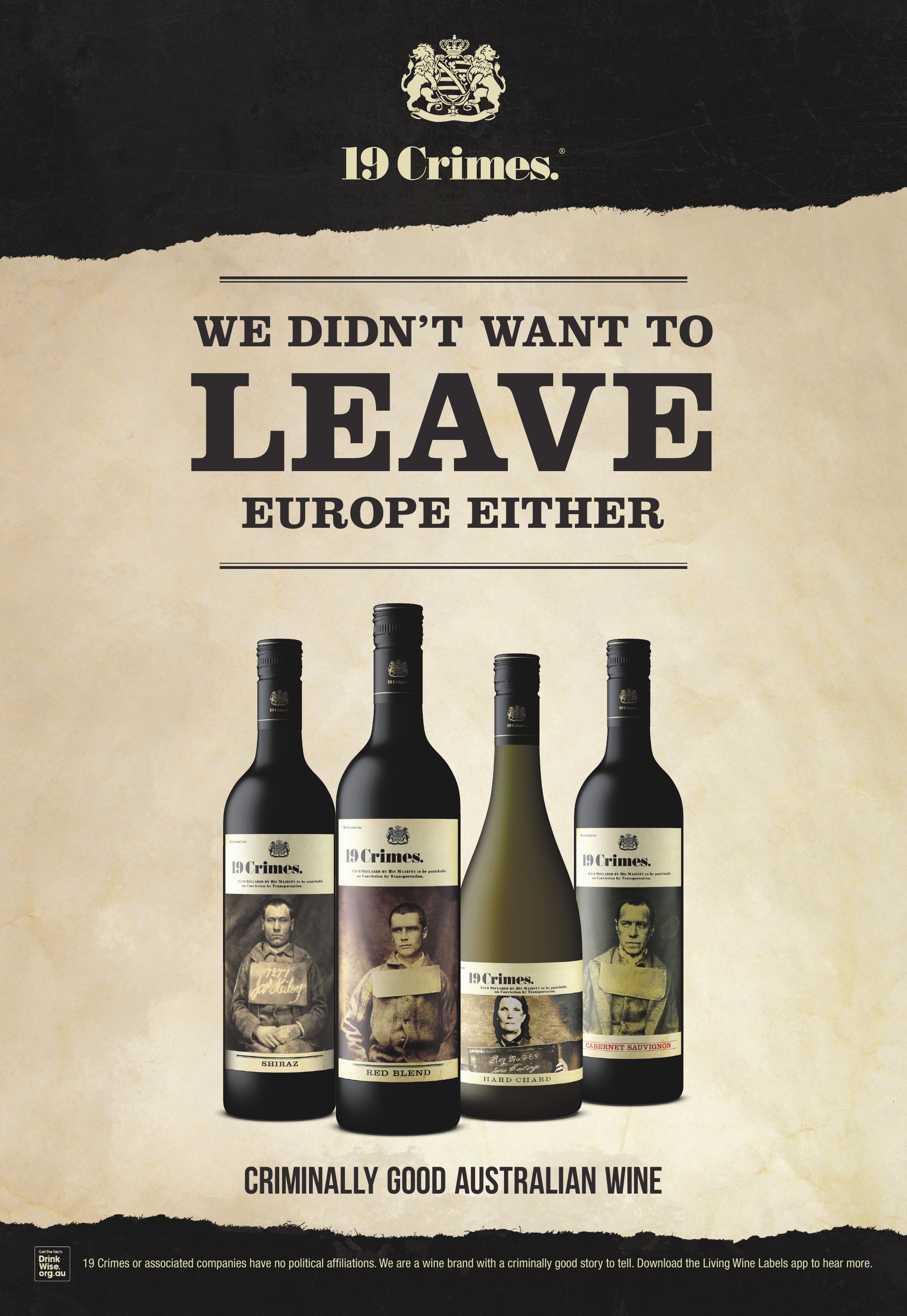 19 Crimes launches ads in wake of UK Election vote and Brexit debate via Wunderman Thompson