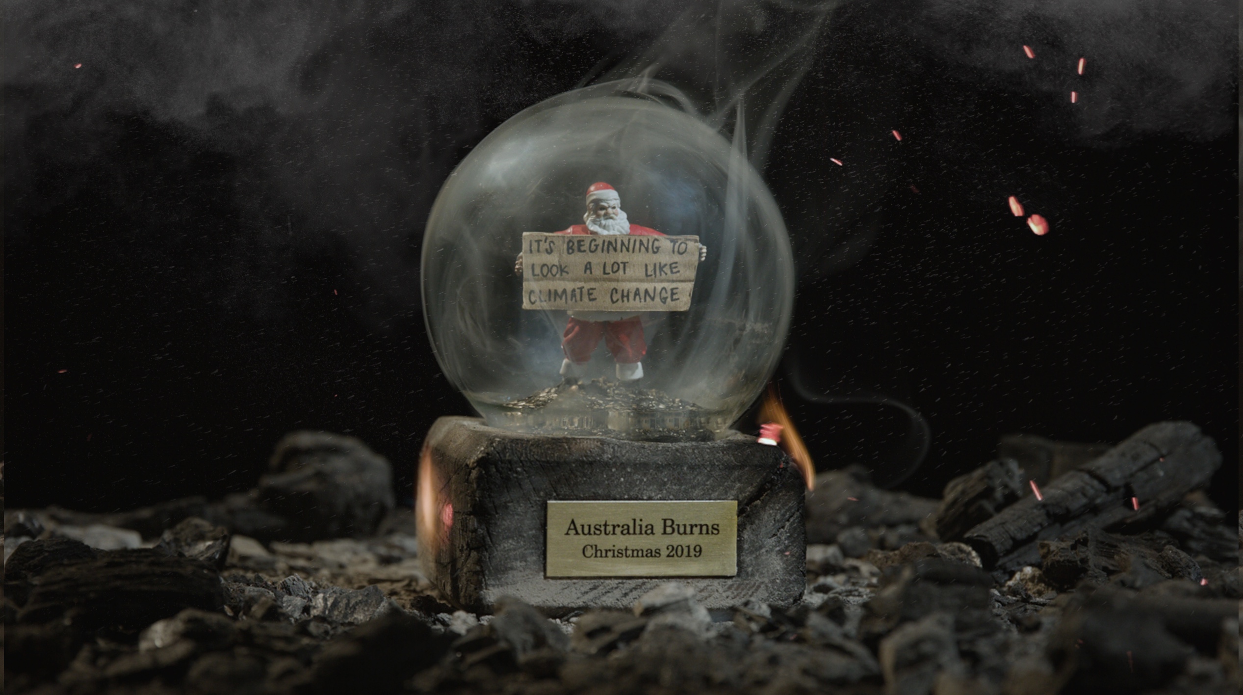 Greenpeace targets climate change blockers with ash filled Christmas snow globes via The Works