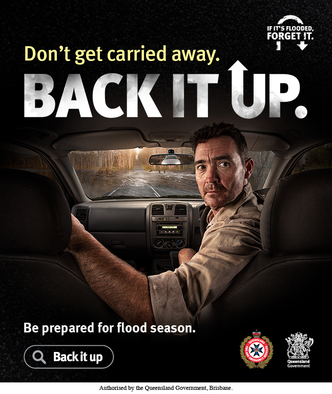 QFES urges drivers to ‘Back It Up’ in new floodwater campaign via GrowthOps Brisbane