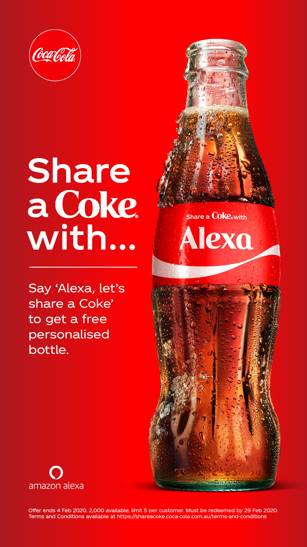 Coke + Amazon Alexa deliver personalised cokes to Aussies’ doors in new promo via Ogilvy + VERSA