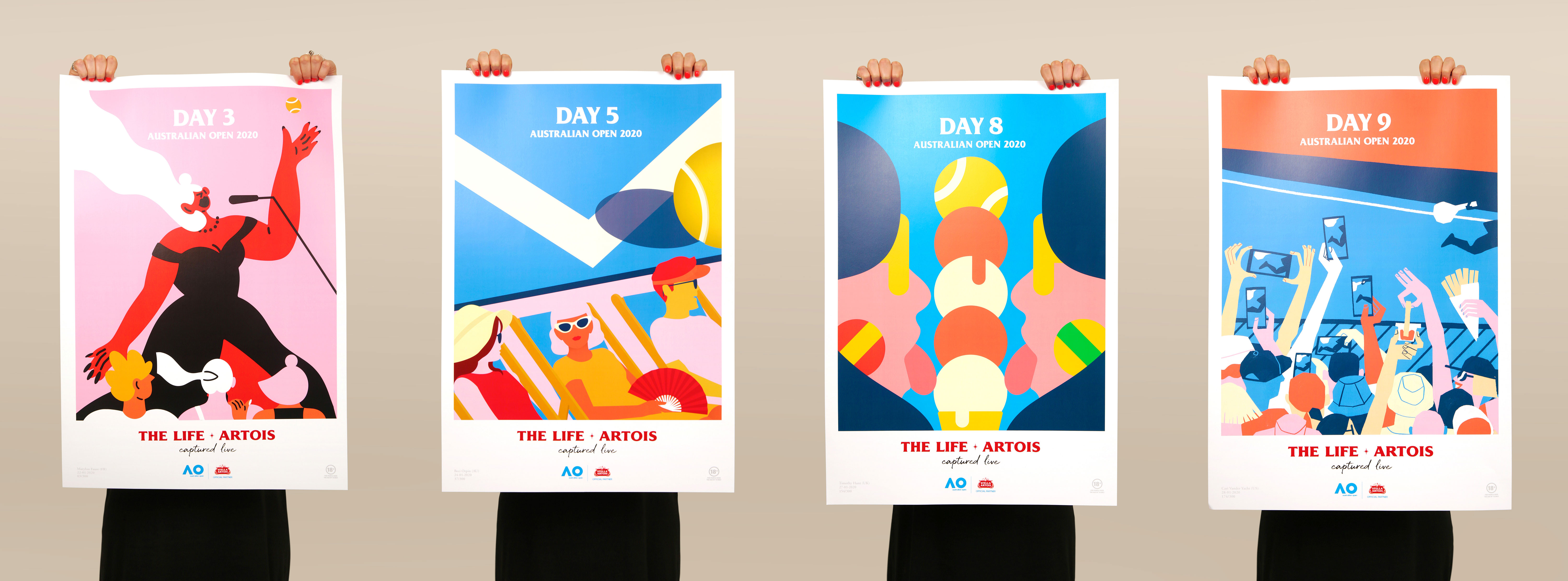 Official beer of the Australian Open Stella Artois launches ‘The Life Artois – Captured Live’ campaign via Clemenger BBDO, Melbourne