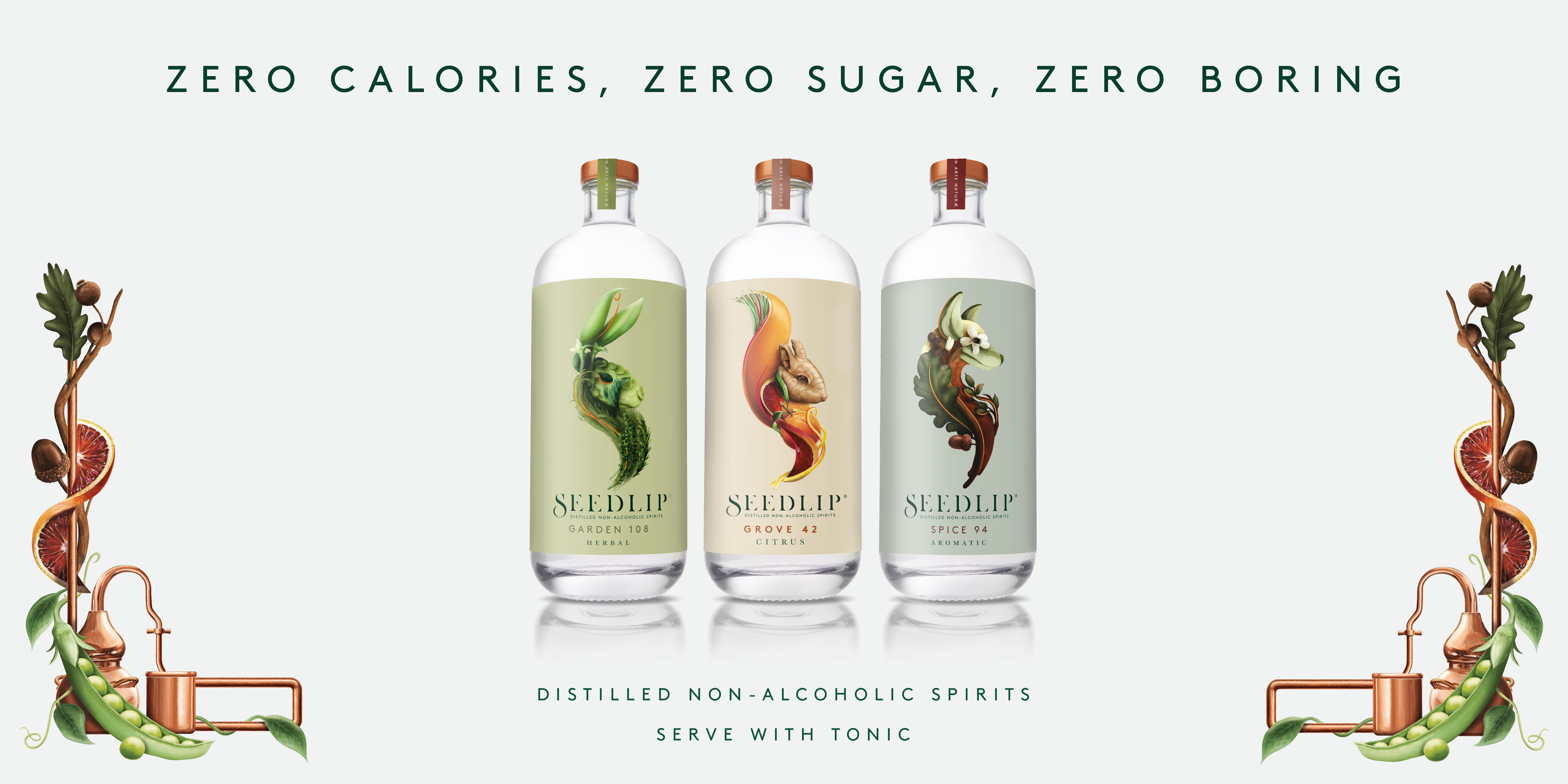 Non-alcoholic spirit Seedlip launches new ‘Bye Bye Boring’ campaign via Carat and Poem