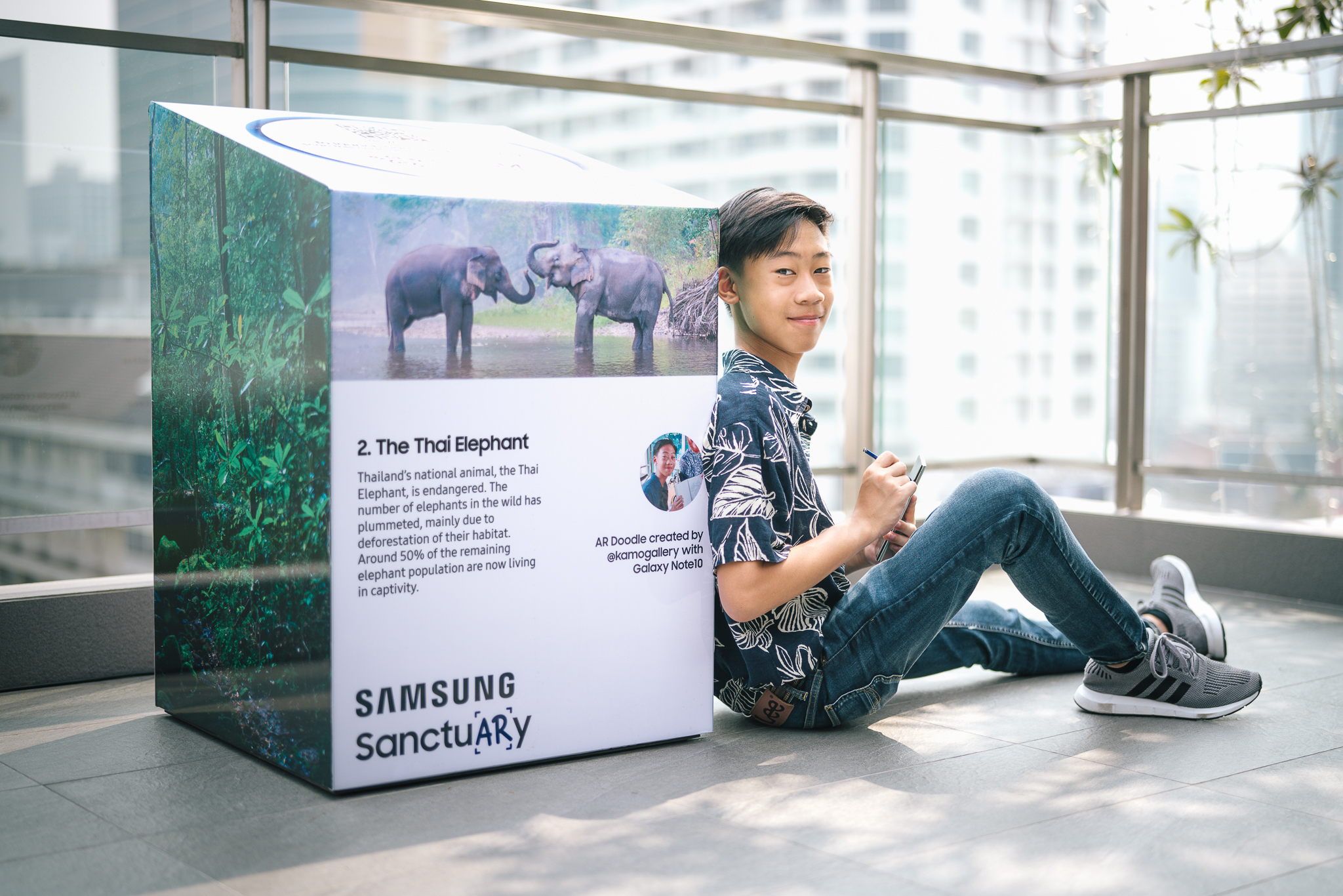 Samsung teams up with Thai creators to launch AR wildlife sanctuary via We Are Social Australia
