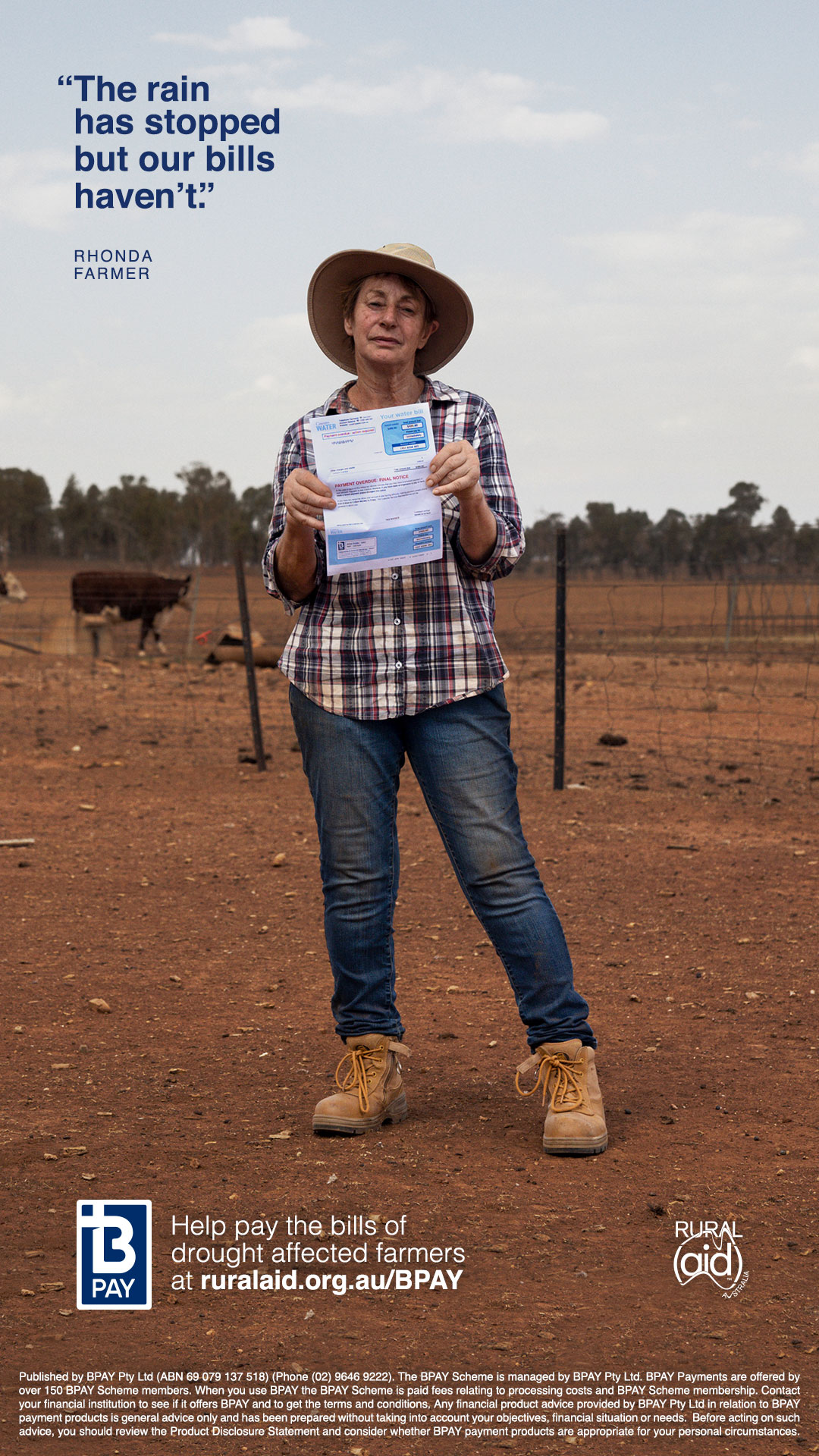 BPAY launches campaign with Rural Aid to provide drought relief to Aussie farmers via BMF