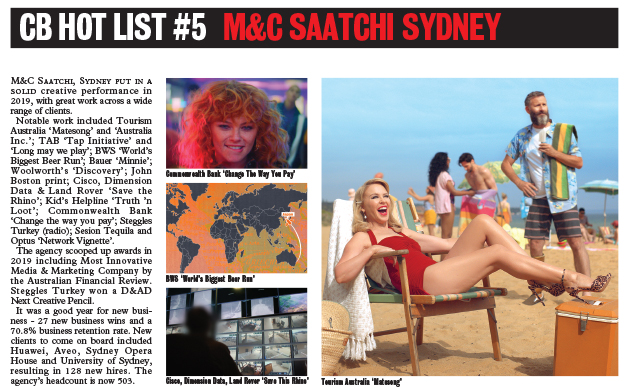 Countdown to Campaign Brief Agency of the Year plus Hot+Cold Chart – deadline Thurs Dec 24