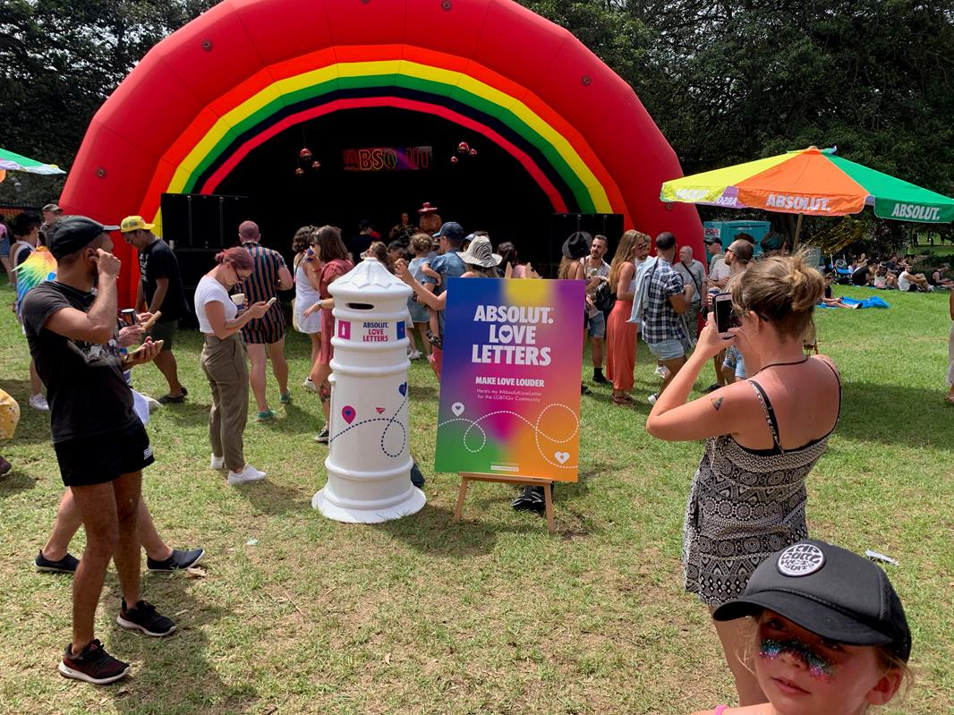 Absolut encourages Aussies to Make Love Louder with Absolut Love Letters campaign via The Bravery and Republic of Everyone
