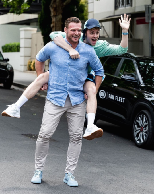 Hello Social join forces with Joel Creasey and Sam Groth to generate awareness of Uber + Kia Fan Fleet partnership at the Australian Open 2020