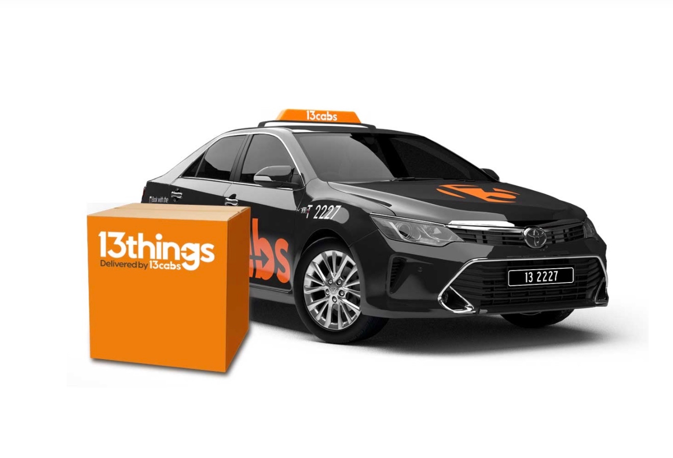 13cabs launches 13things – a 24/7 “instant” delivery service via Thinkerbell, Melbourne