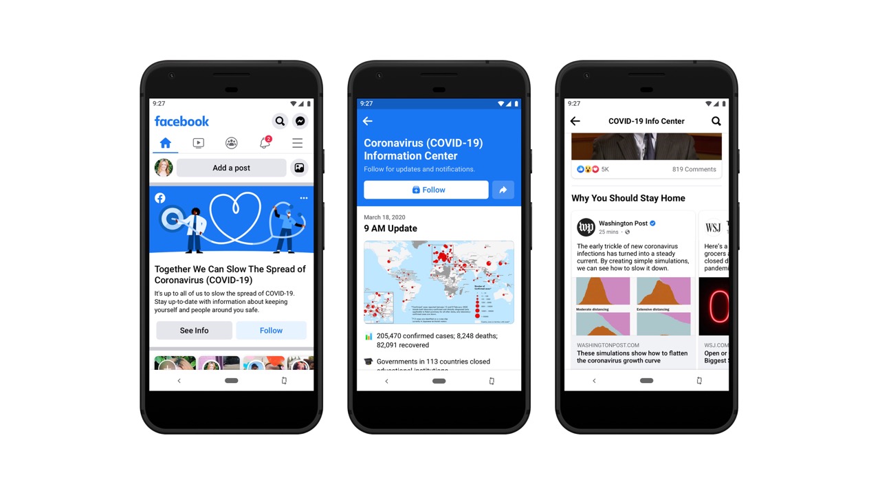 Facebook launches Coronavirus Australian Information Center