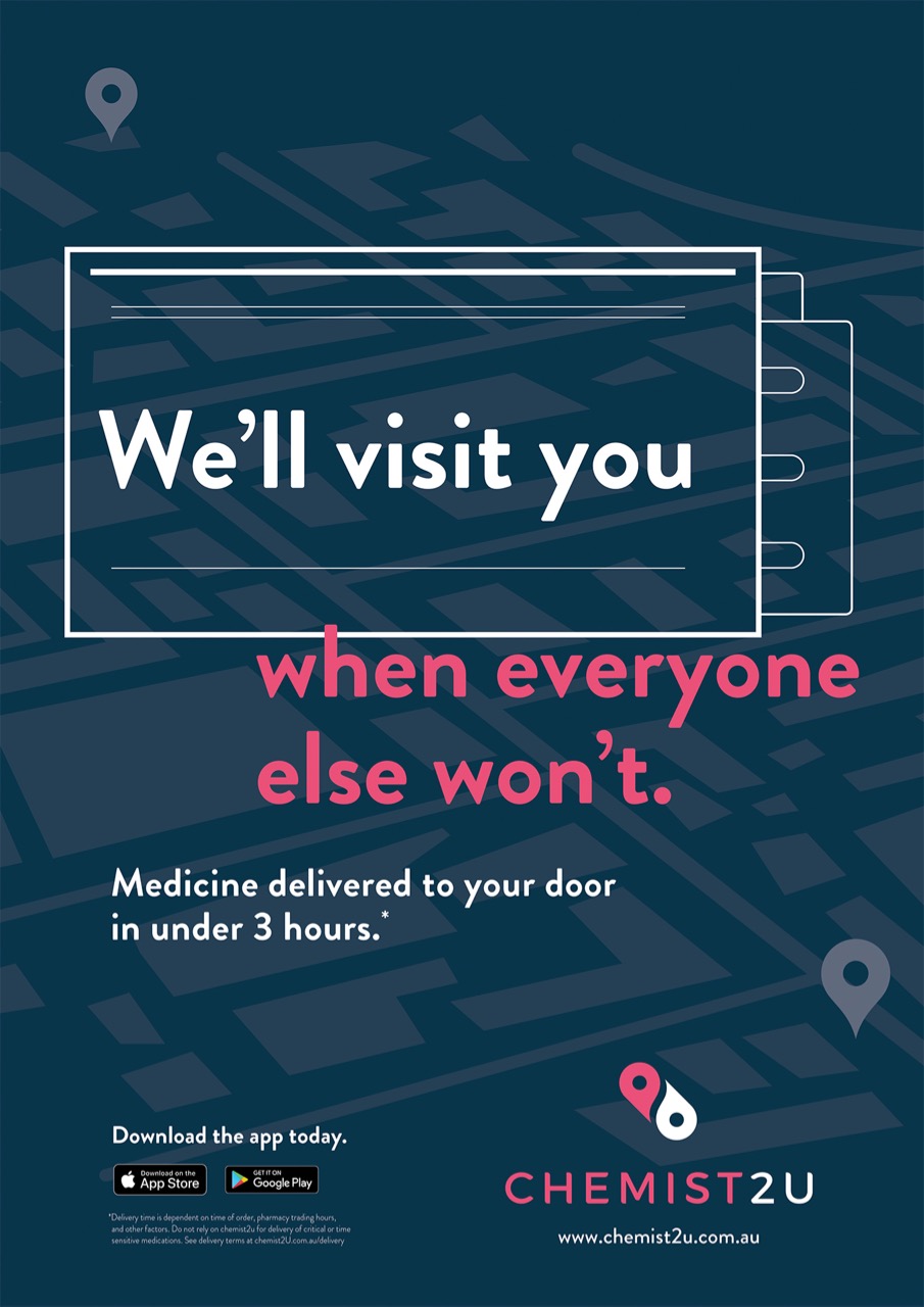 Tonic Health Media launches campaign for new chemist delivery brand Chemist2U via AnalogFolk