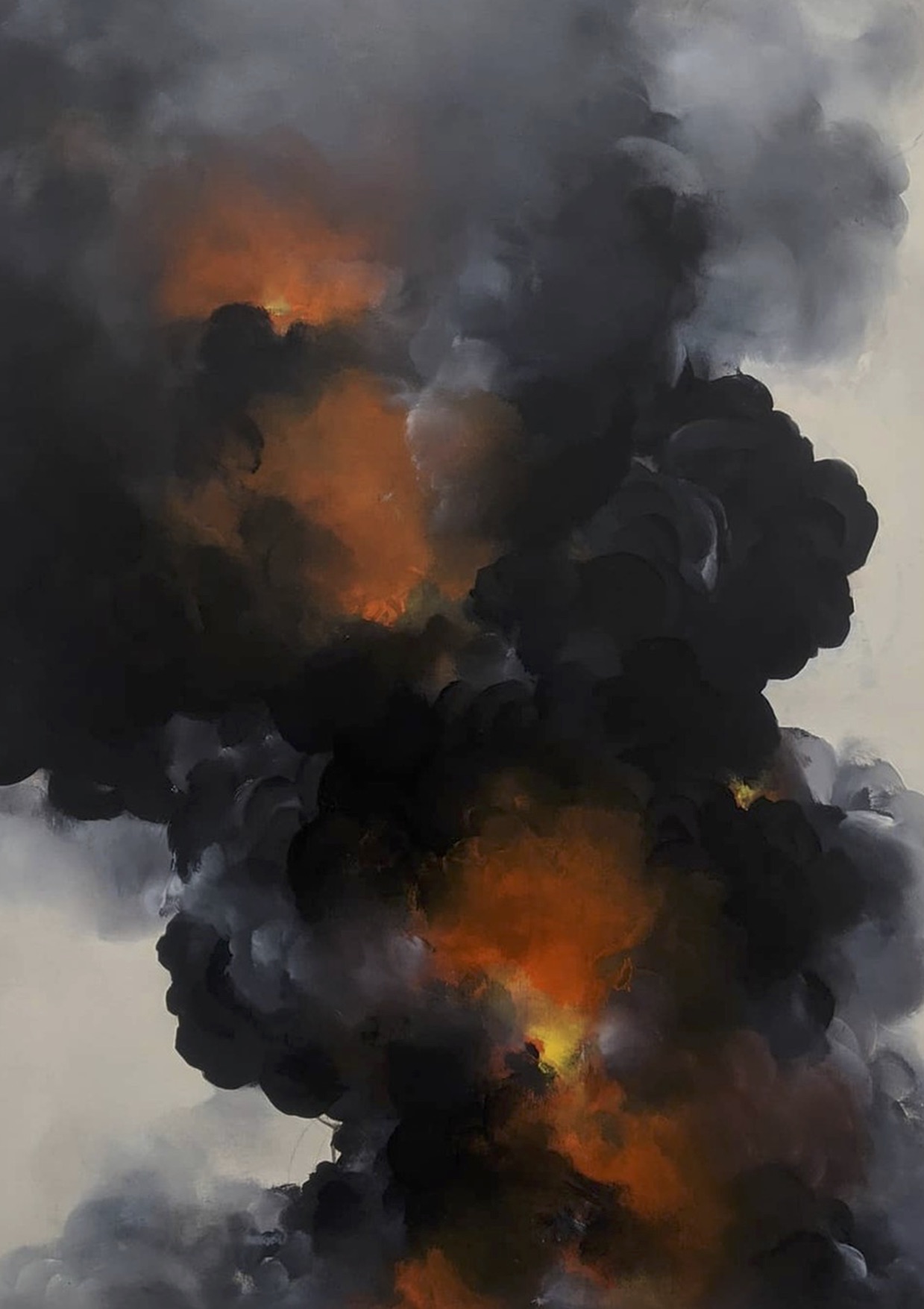 Renowned local and international artists use charcoal from bushfires in new ‘RISE’ exhibition to support affected communities