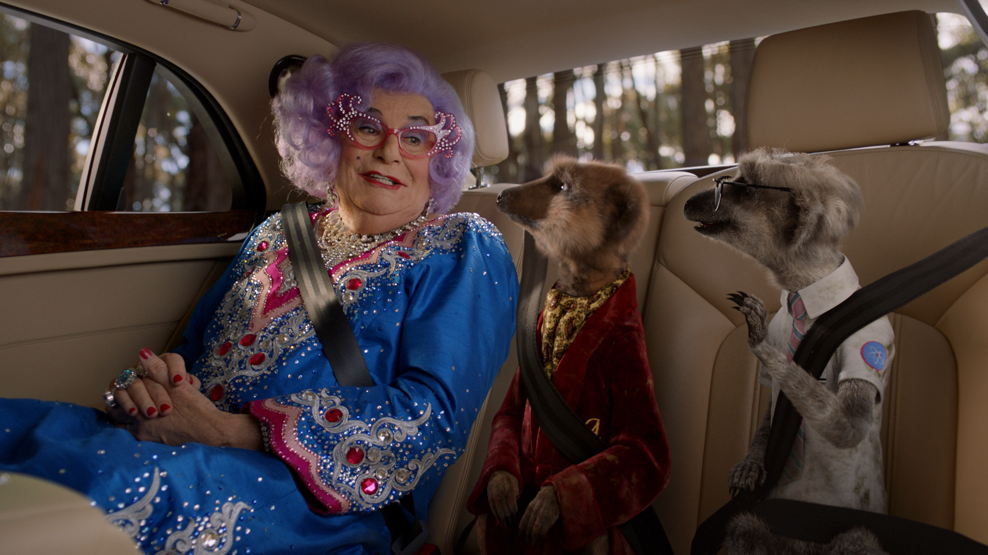 Dame Edna rescues meerkats in a classic case of mistaken identity in new TVC via VCCP Sydney