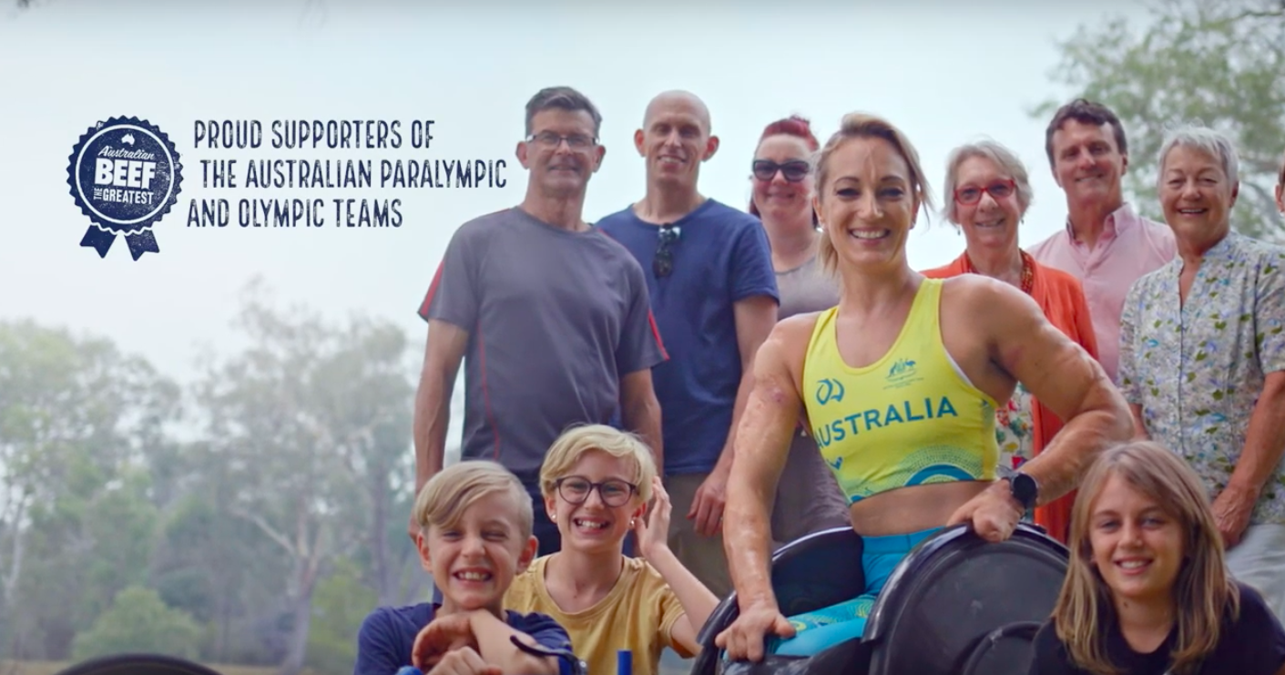 Australian Beef tells stories of greatness in new campaign ahead of the 2020 Tokyo Olympics and Paralympics via The Monkeys + one green bean