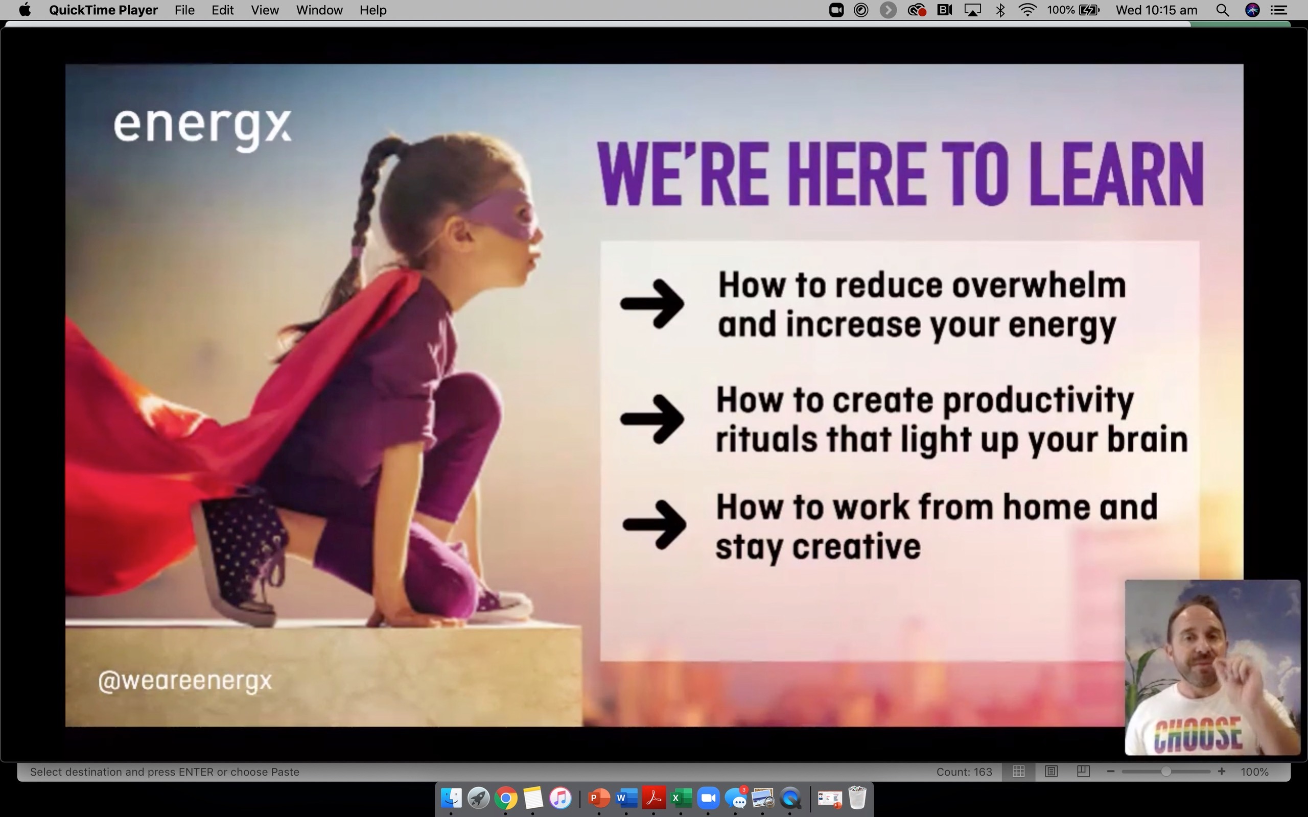 MFA members tune in to Energx CEO Sean Hall’s ‘You’ve Got This’ virtual wellbeing class