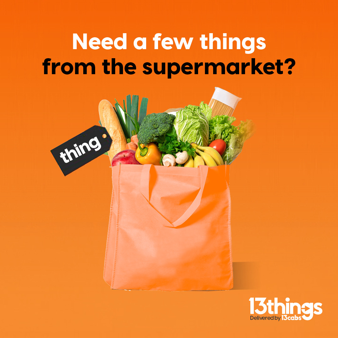 13cabs launches 13things – a 24/7 “instant” delivery service via Thinkerbell, Melbourne