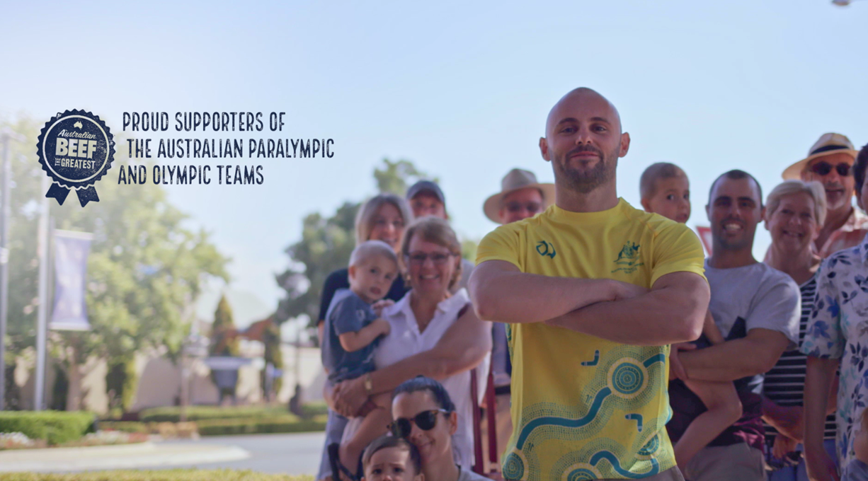 Australian Beef tells stories of greatness in new campaign ahead of the 2020 Tokyo Olympics and Paralympics via The Monkeys + one green bean