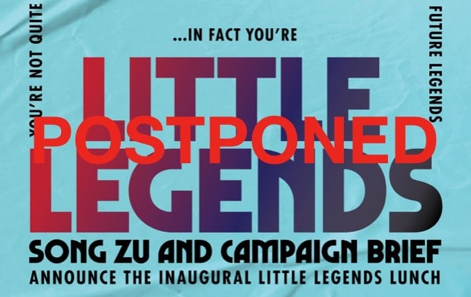 Coronavirus Crisis: Little Legends Lunch postponed