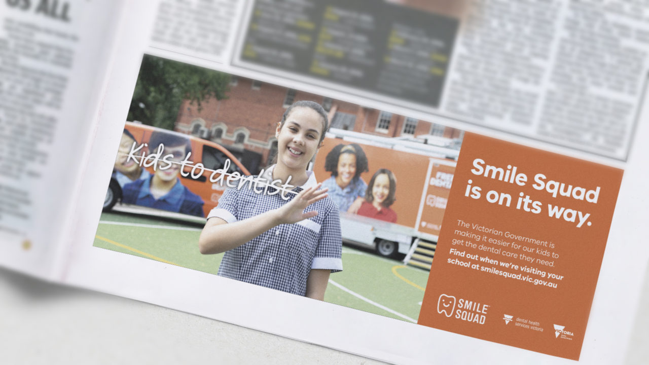 Victorian Government promotes free dental care in new ‘Smile Squad’ campaign via DPR&Co