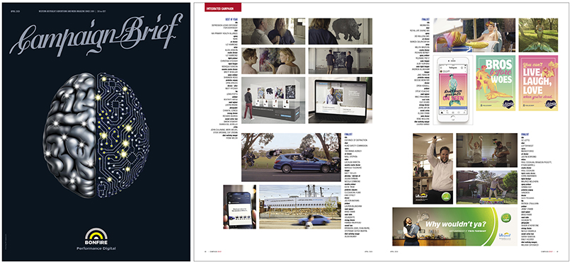 2020 CAMPAIGN BRIEF WA AWARDS: THE BRAND AGENCY MAKES IT FOUR IN A ROW AS AGENCY OF THE YEAR; FOODBANK WA NAMED ADVERTISER OF THE YEAR; BRAND AGENCY MD NICK BAYES AD PERSON OF THE YEAR