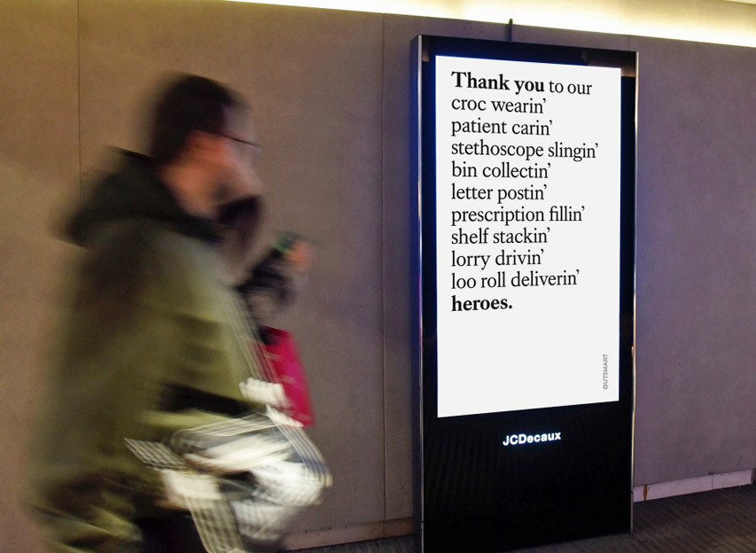 Best Ad of the Day: Outsmart ‘Grateful Britain’ by Mother London