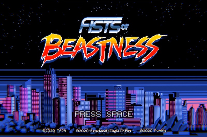 Bear Meets Eagle on Fire launches new ‘Fists of Beastness’ retro inspired arcade game