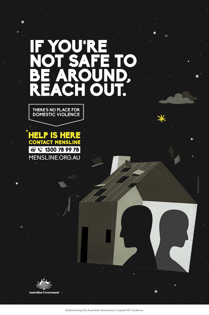 The Australian Government launches campaign via BMF to remind Australians that even in crisis, there’s no place for domestic violence