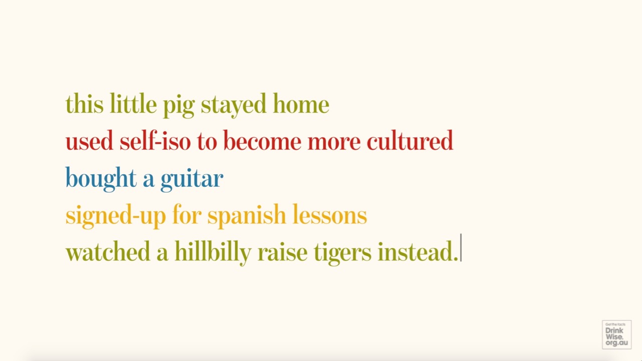 Squealing Pig releases a series of curly quarantine tales in latest campaign for Treasury Wine Estates via Wunderman Thompson