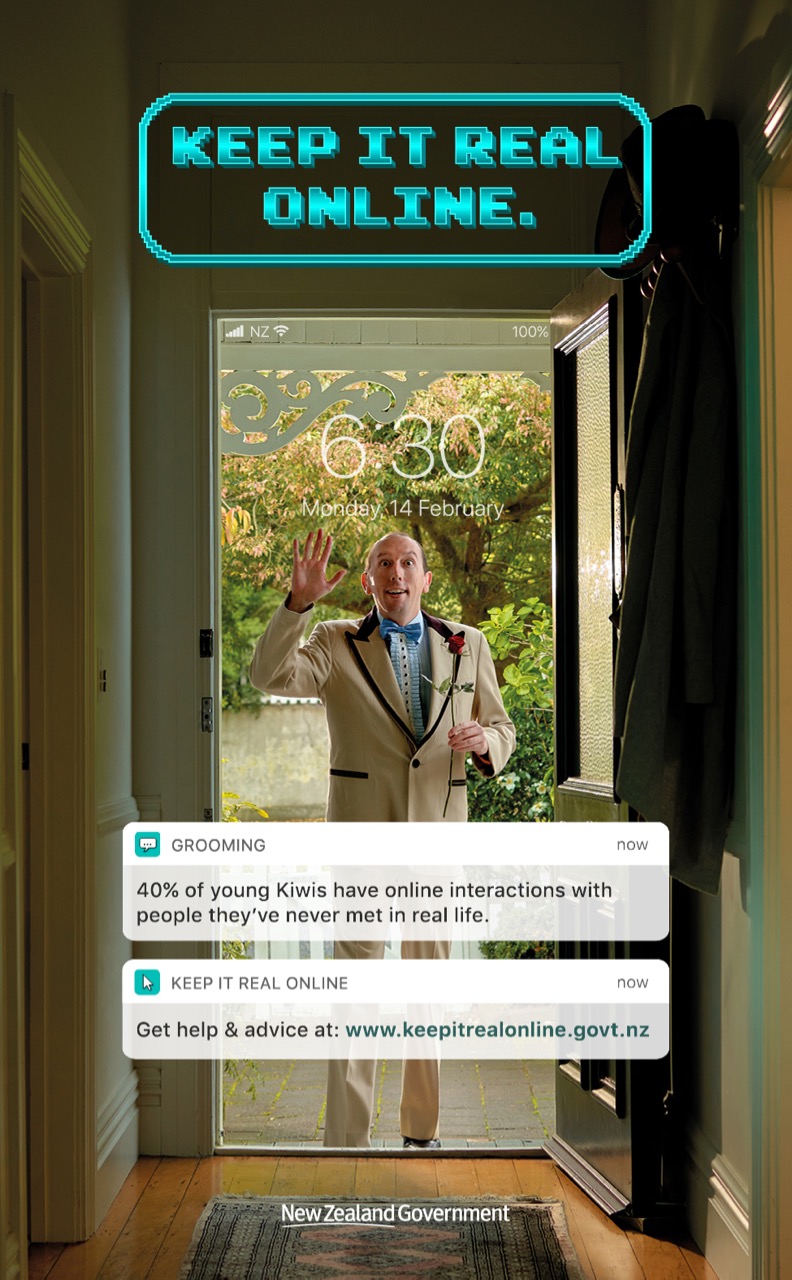 NZ Government teaches parents and caregivers how to manage online harm in new ‘Keep It Real Online’ safety campaign via Motion Sickness