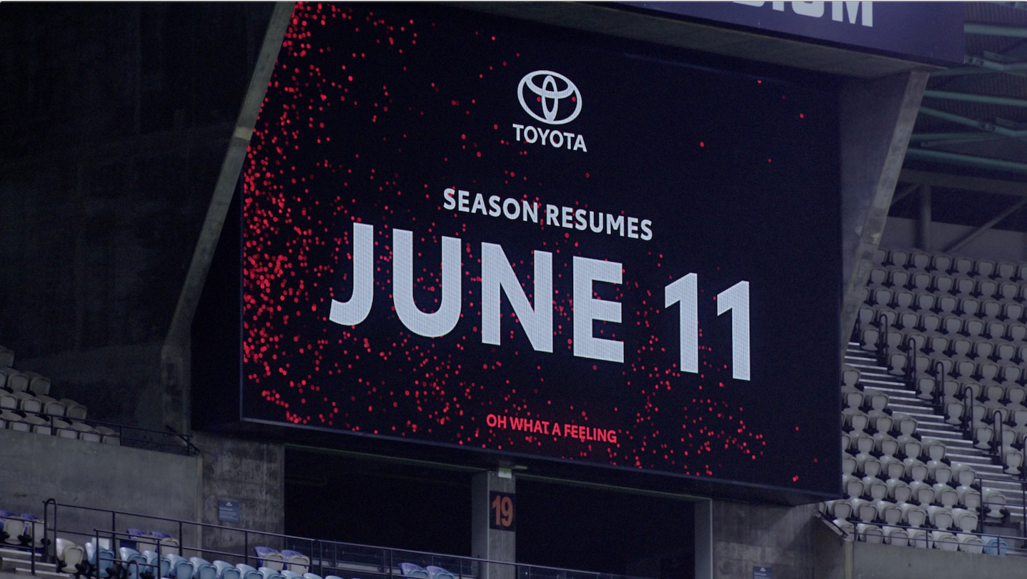 Footy bounces back in new Toyota sponsorship campaign ‘We Bounce Back’ via Gemba