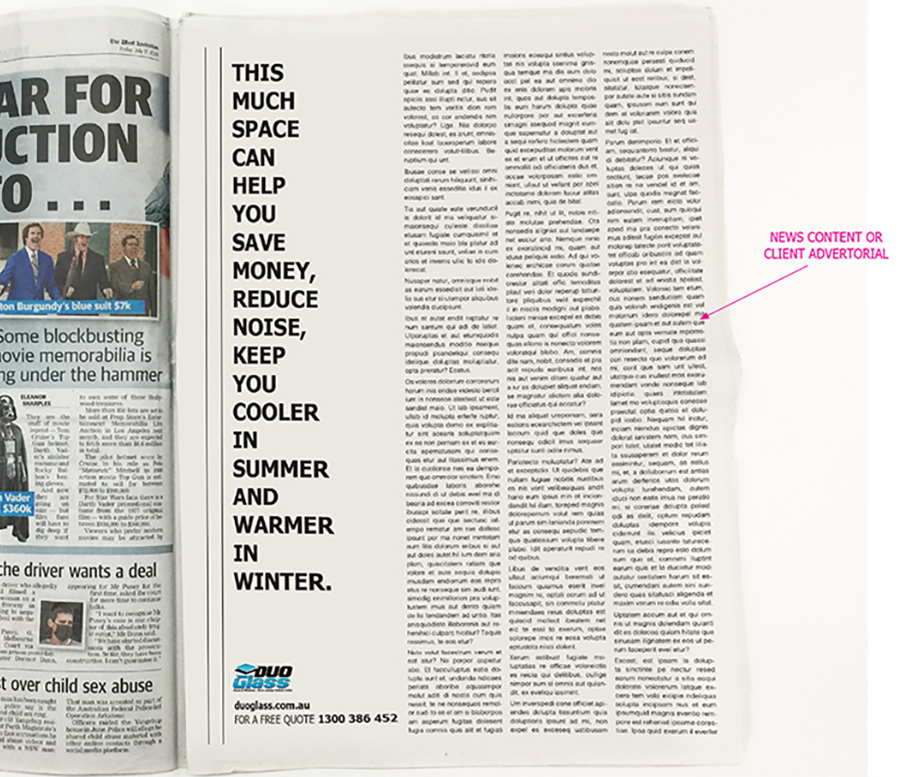 15 Perth agencies step up to the plate in ‘Best in The West’ newspaper advertising creative exercise