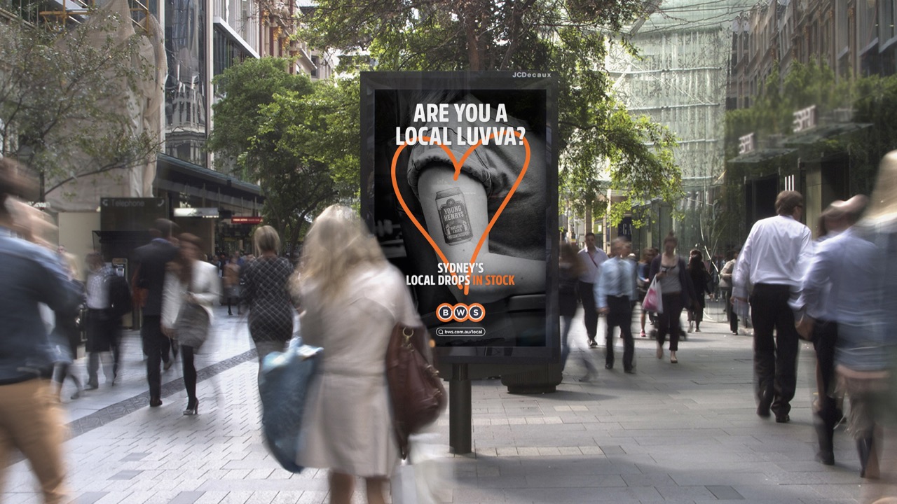 ‘Local luvvas’ shine a light on BWS local brands in latest campaign via Paper Moose