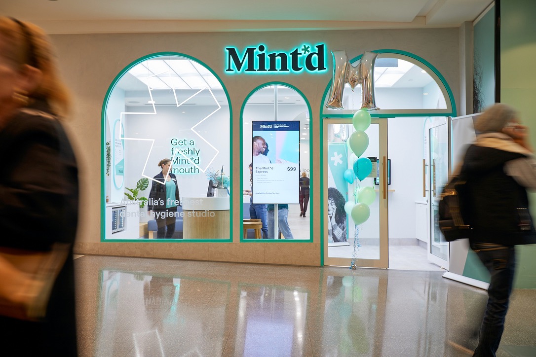Australia’s freshest dental hygiene studio Mint*d launches new concept store via VMLY&R Sydney