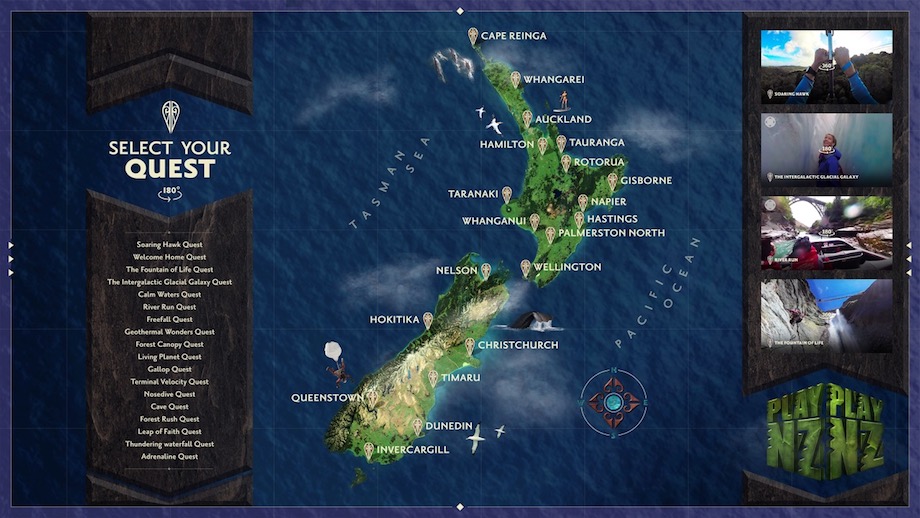 Tourism New Zealand invites gamers to PLAY NZ in world-style gaming experience via TBWA\Sydney
