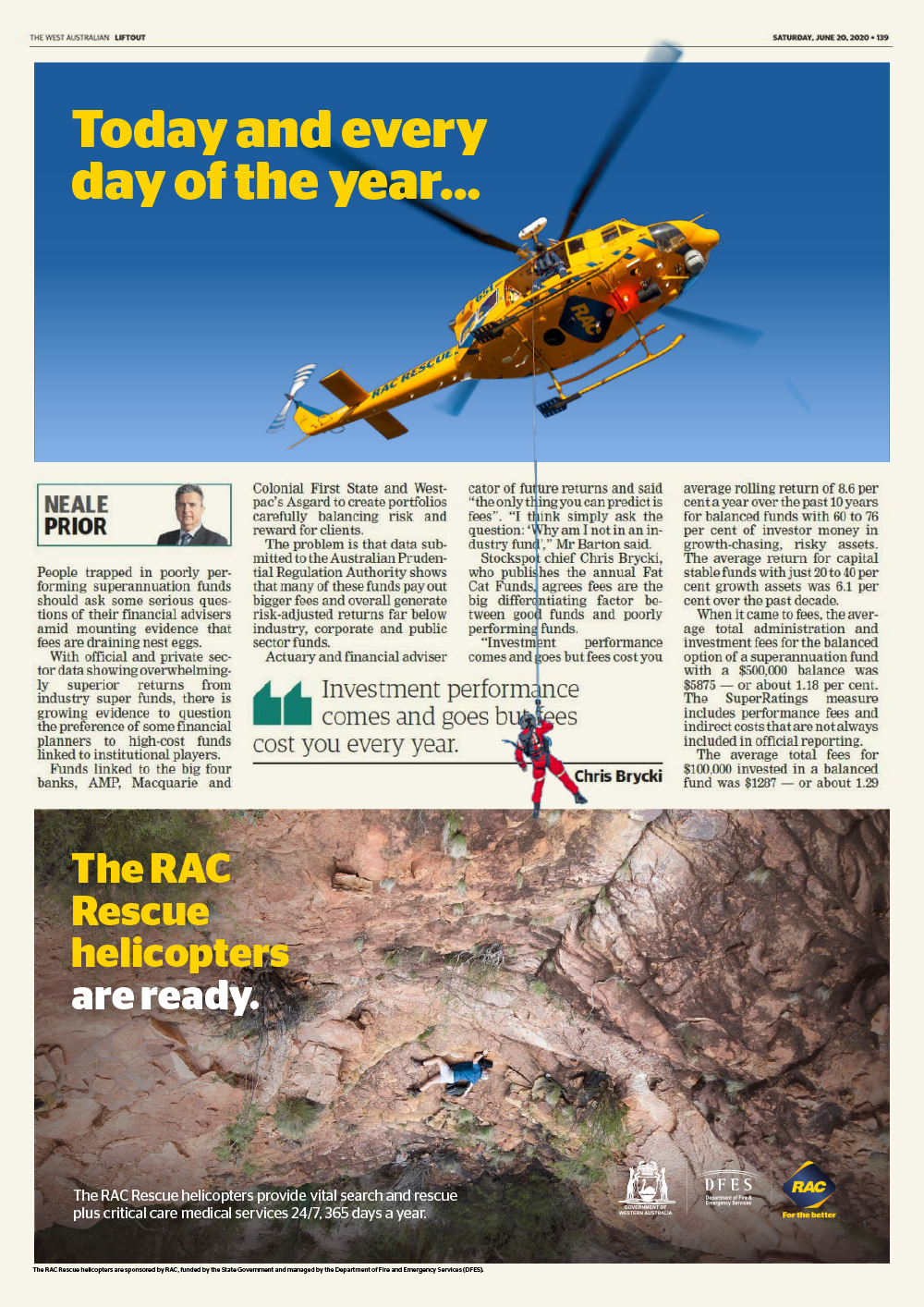 15 Perth agencies step up to the plate in ‘Best in The West’ newspaper advertising creative exercise