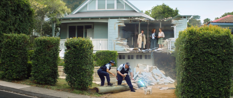 Neighbour’s dog and a laser-sword create insurance drama in Budget Direct’s latest TV campaign via 303 MullenLowe, Sydney
