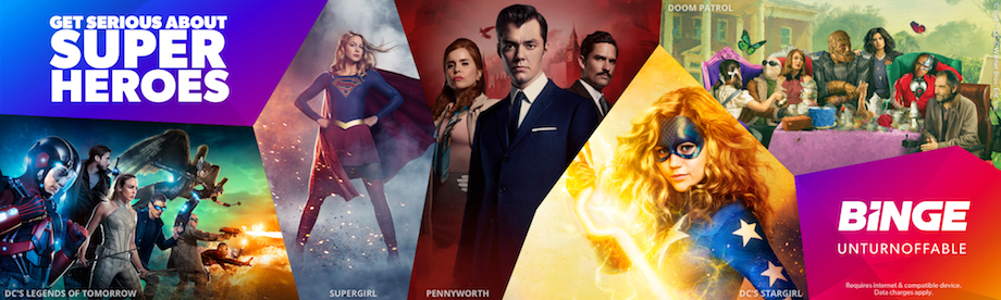 It’s time to get serious about superheroes as BINGE launches new campaign