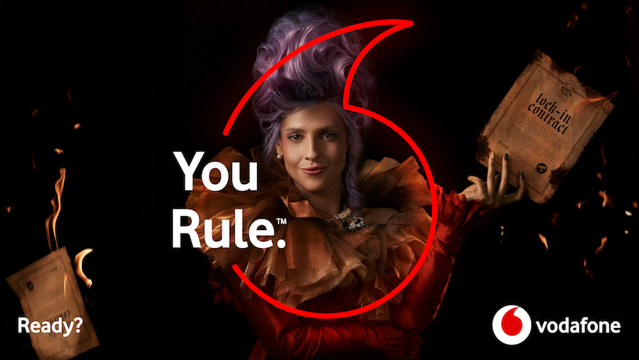 Vodafone gives brand the royal treatment in new ‘You Rule’ brand campaign via VMLY&R Sydney