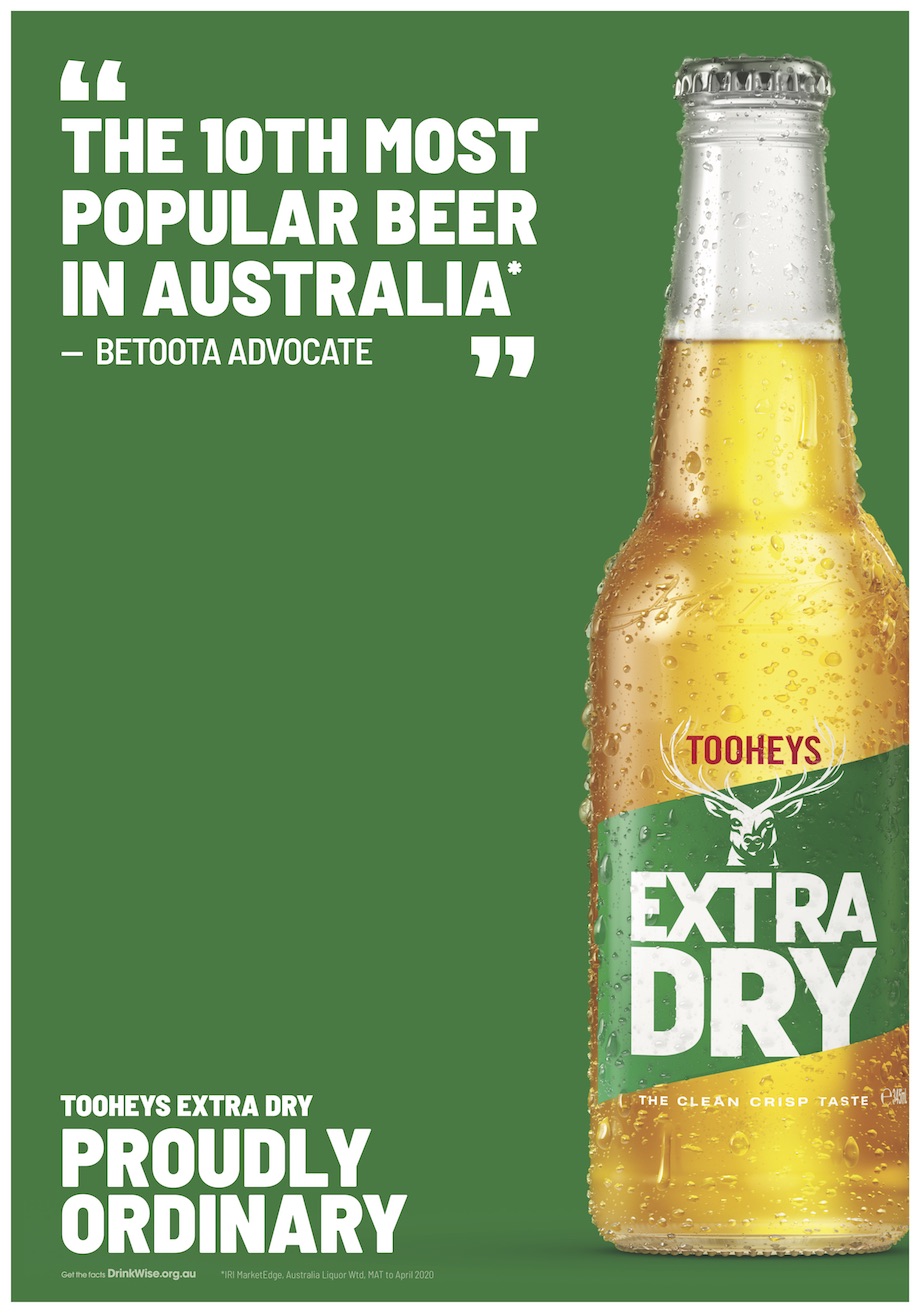 Tooheys Extra Dry launches phase two of ‘Proudly Ordinary’ campaign via 72andSunny