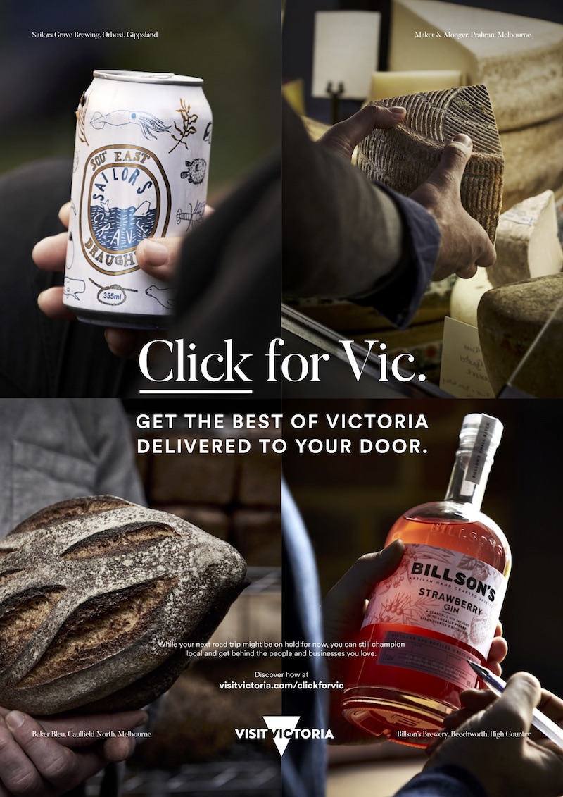 Visit Victoria launches new ‘Click for Vic’ campaign via Melbourne creative studio SIRAP