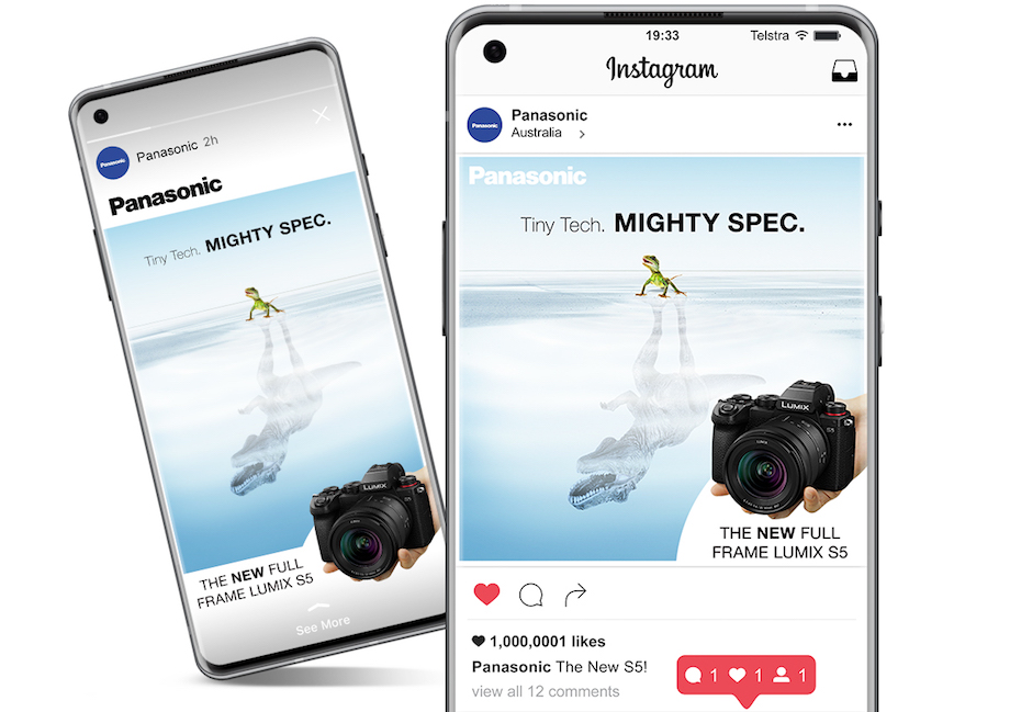 Panasonic launches new ‘Tiny Tech, Mighty Spec’ campaign for the Lumix S5 via Awaken Media