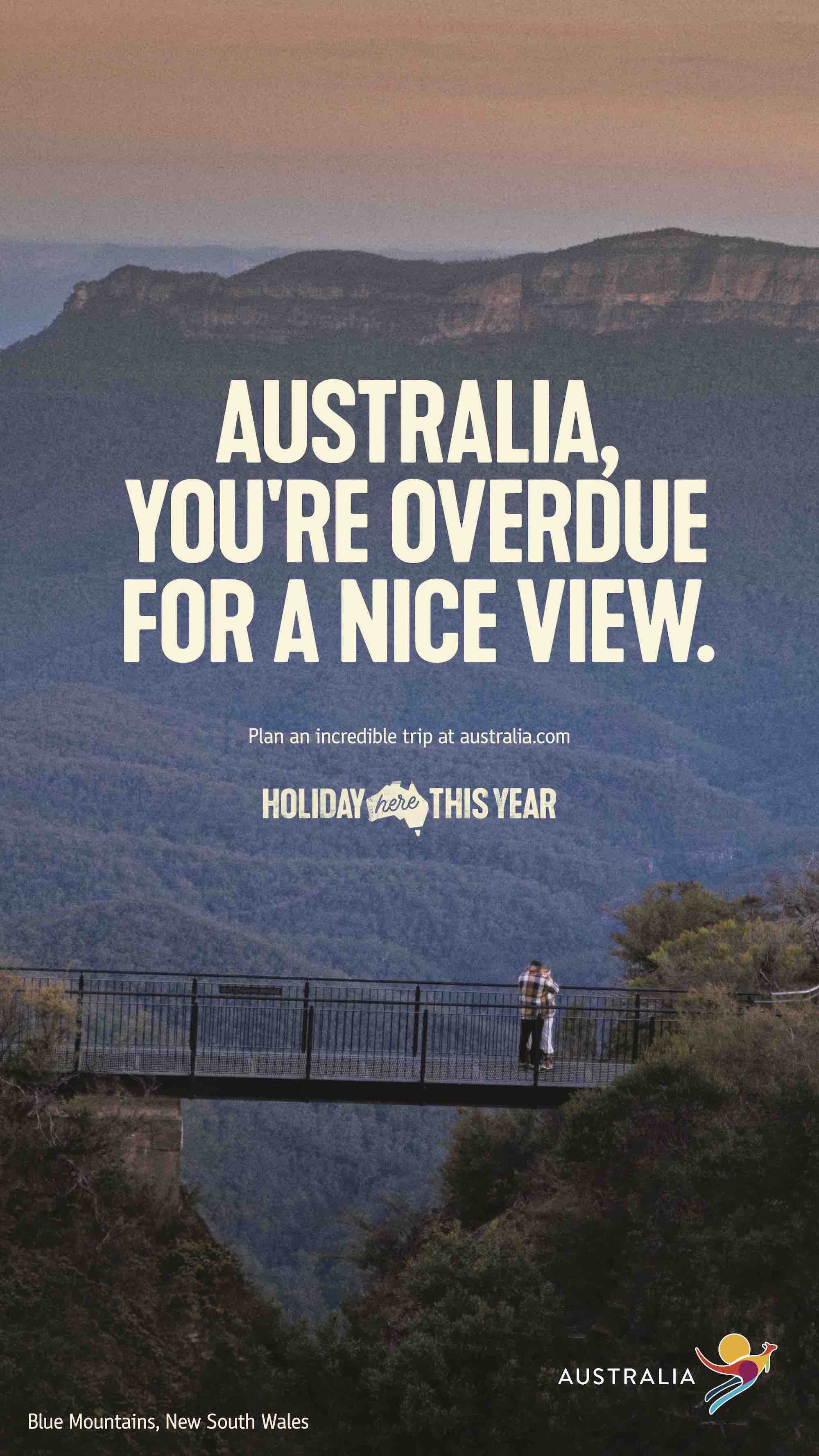 Hamish Blake and Zoe Foster-Blake urge Aussies to book a holiday at home in Tourism Australia’s latest campaign via M&C Saatchi, Sydney