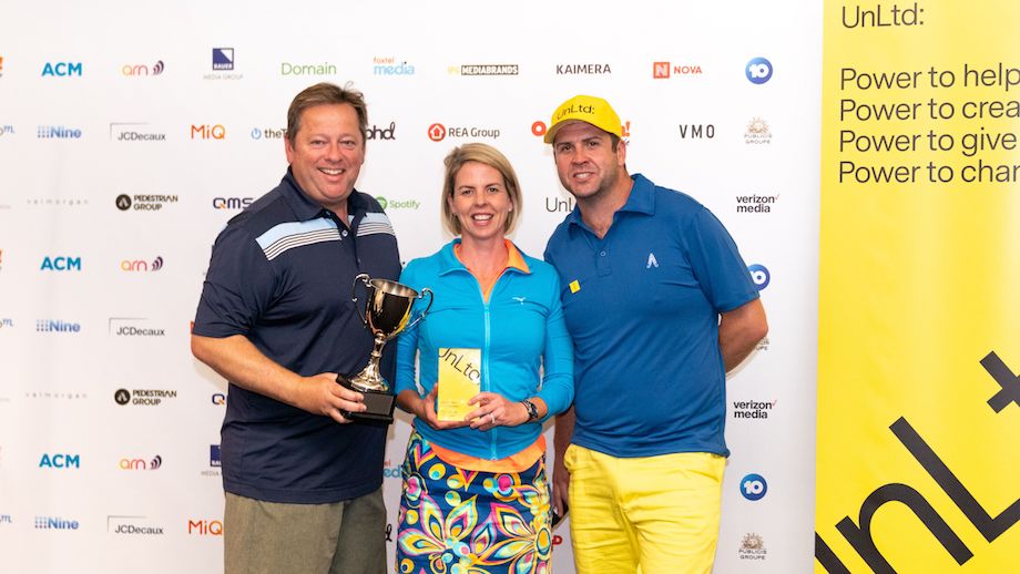 Industry swings for good at UnLtd Open raising $140,000 for youth at risk