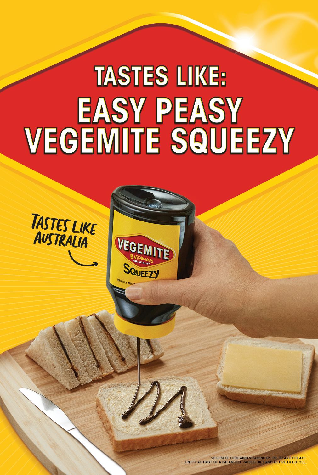 Vegemite unveils new campaign via Thinkerbell to celebrate launch of Vegemite Squeezy