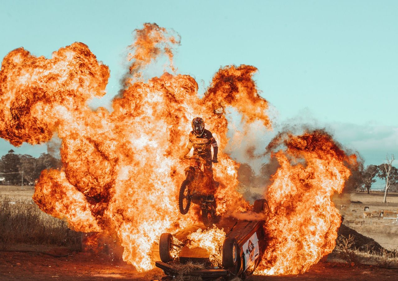 Great Balls of Fire: World first stunts in epic X-Games submission by team of Aussies