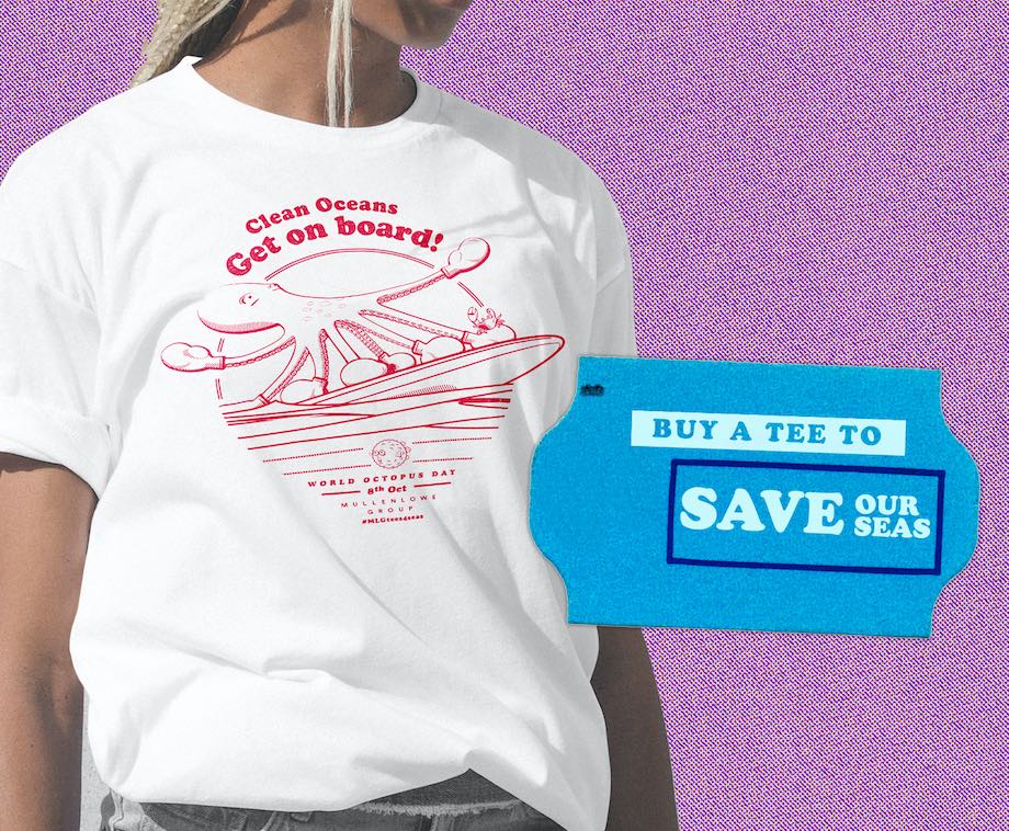 MullenLowe Group launches limited-edition #MLGTees4Seas for World Octopus Day