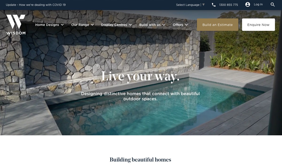 Sydney-based building company WISDOM launches new digital strategy with UnDigital
