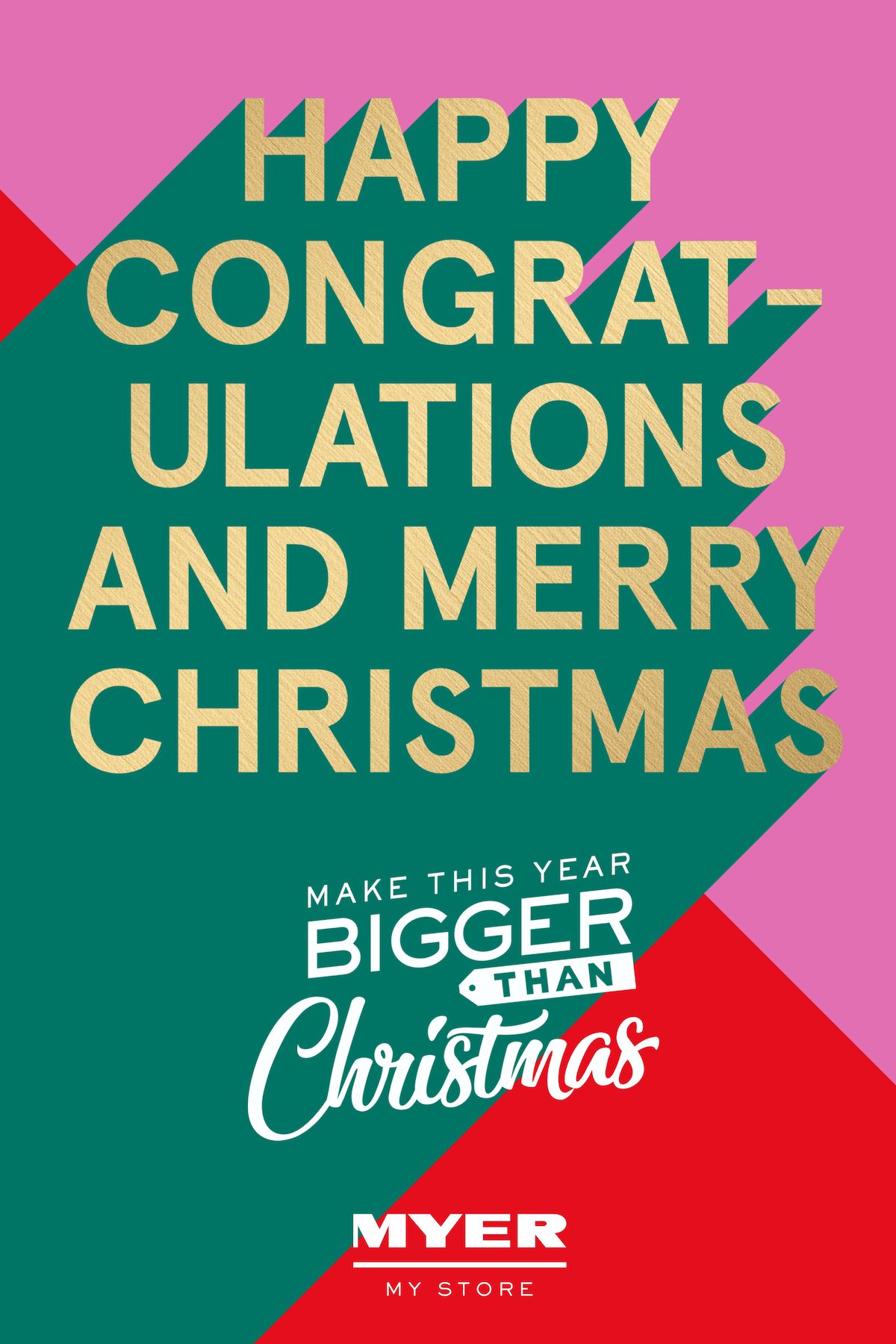 Myer launches new ‘Bigger than Christmas’ campaign via Clemenger BBDO, Melbourne