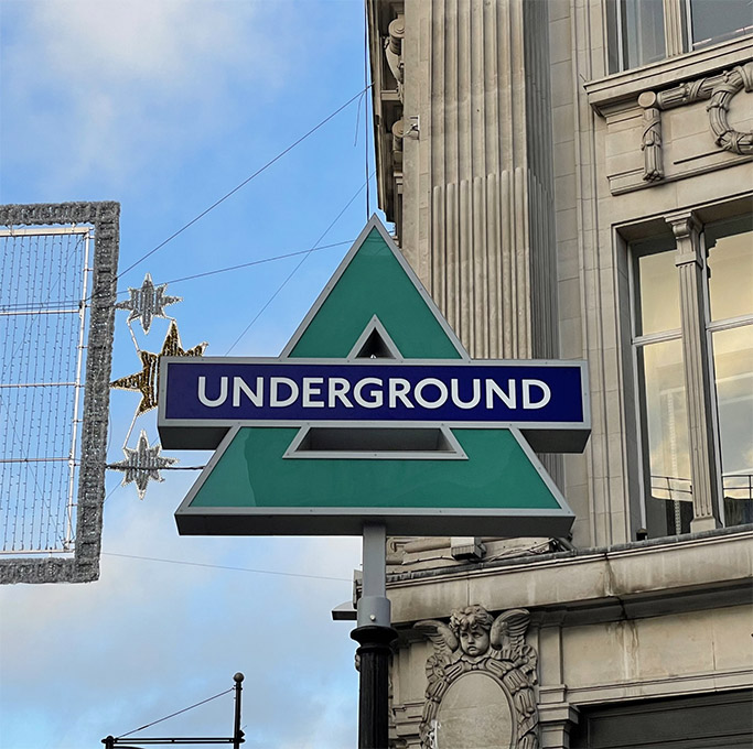 Seen+Noted: PlayStation takes over Oxford Circus Tube station signage in eyecatching stunt to launch PS5 in the UK